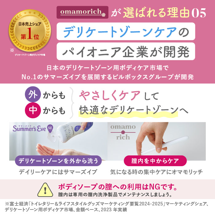 2025年9月16日発売開始【膣内洗浄】omamorich インナーショットジェル 10本入り_YP