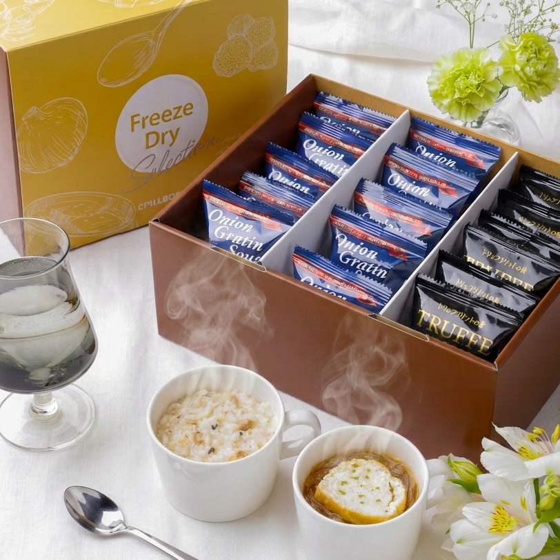 【送料無料】高級フリーズドライギフト 2種 16食入り PILLBOX FOODS ピルボックスフード