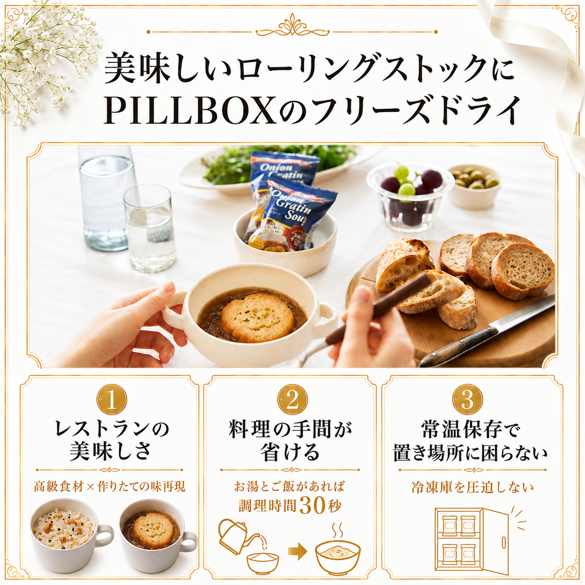 【送料無料】高級フリーズドライ 2種 7食アソート PILLBOX FOODS ピルボックスフード