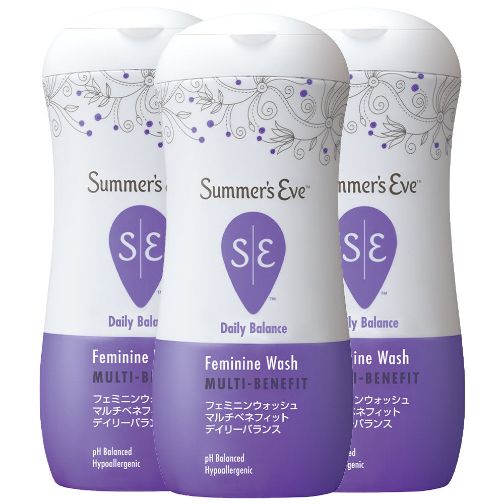 【送料無料】フェミニンウォッシュ マルチベネフィット デイリーバランス 3本セット デリケートゾーンケア商品 サマーズイブ Summer's Eve