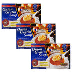 【まとめ買いセット】【フリーズドライ】オニオングラタンスープ 30食入り（10食×3） PILLBOX FOODS ピルボックスフード チーズブレッド添え フリーズドライ 即席 保存食 オニグラ オニオンスープ 玉ねぎスープ 常温保存 スープの素