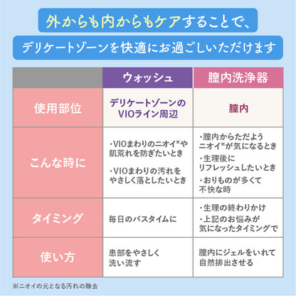 2025年9月16日発売開始【膣内洗浄】膣内洗浄2本入り1箱 と サマーズイブ デリケートゾーン用ソープ デイリーバランス 2本セット インナーショットジェル フェミニンウォッシュ マルチベネフィット