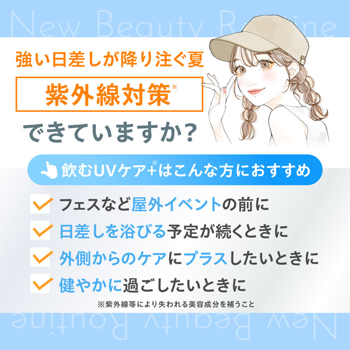 【飲む美活】飲むUVケア＋_YP