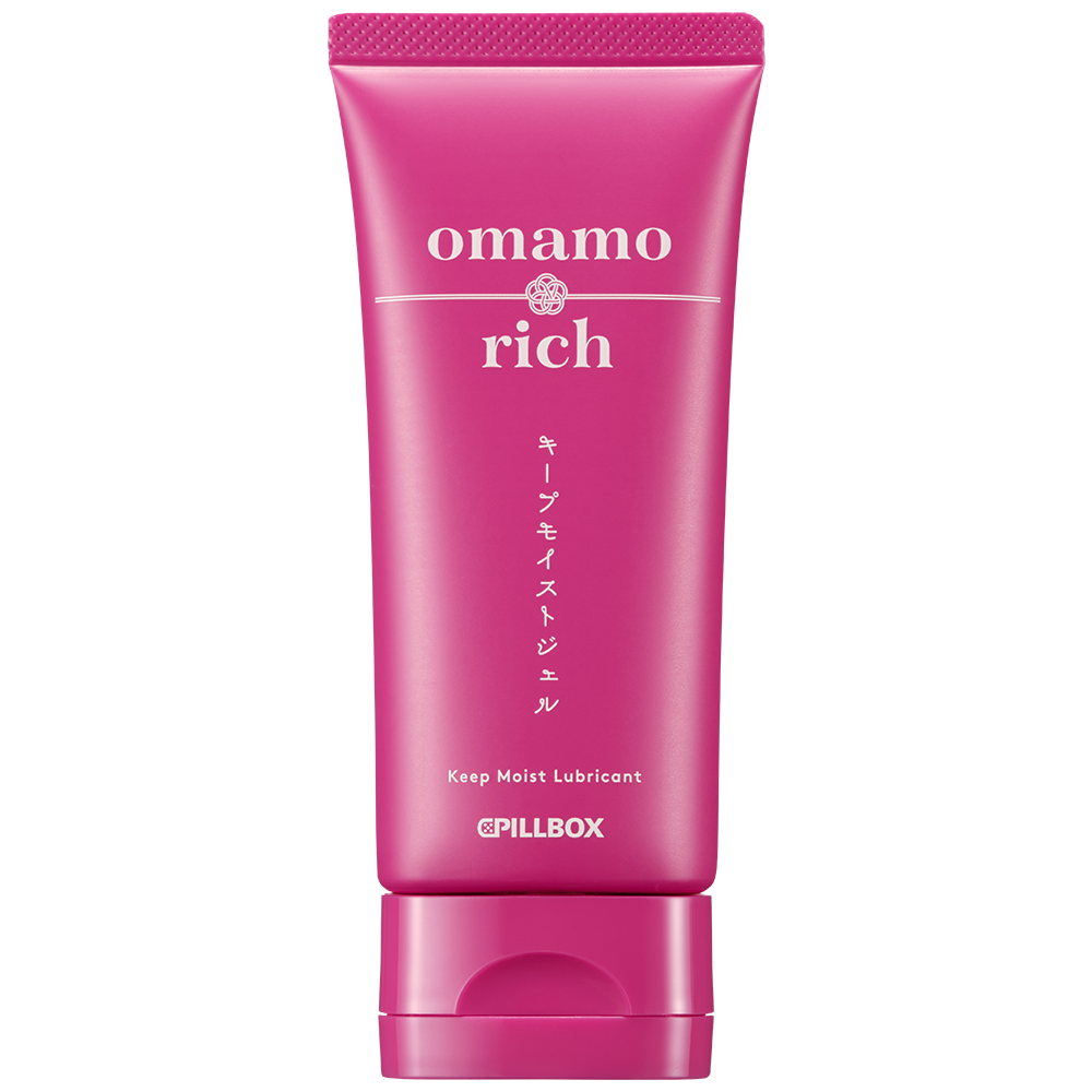 【潤滑ゼリー】omamorich キープモイストジェル チューブ60g